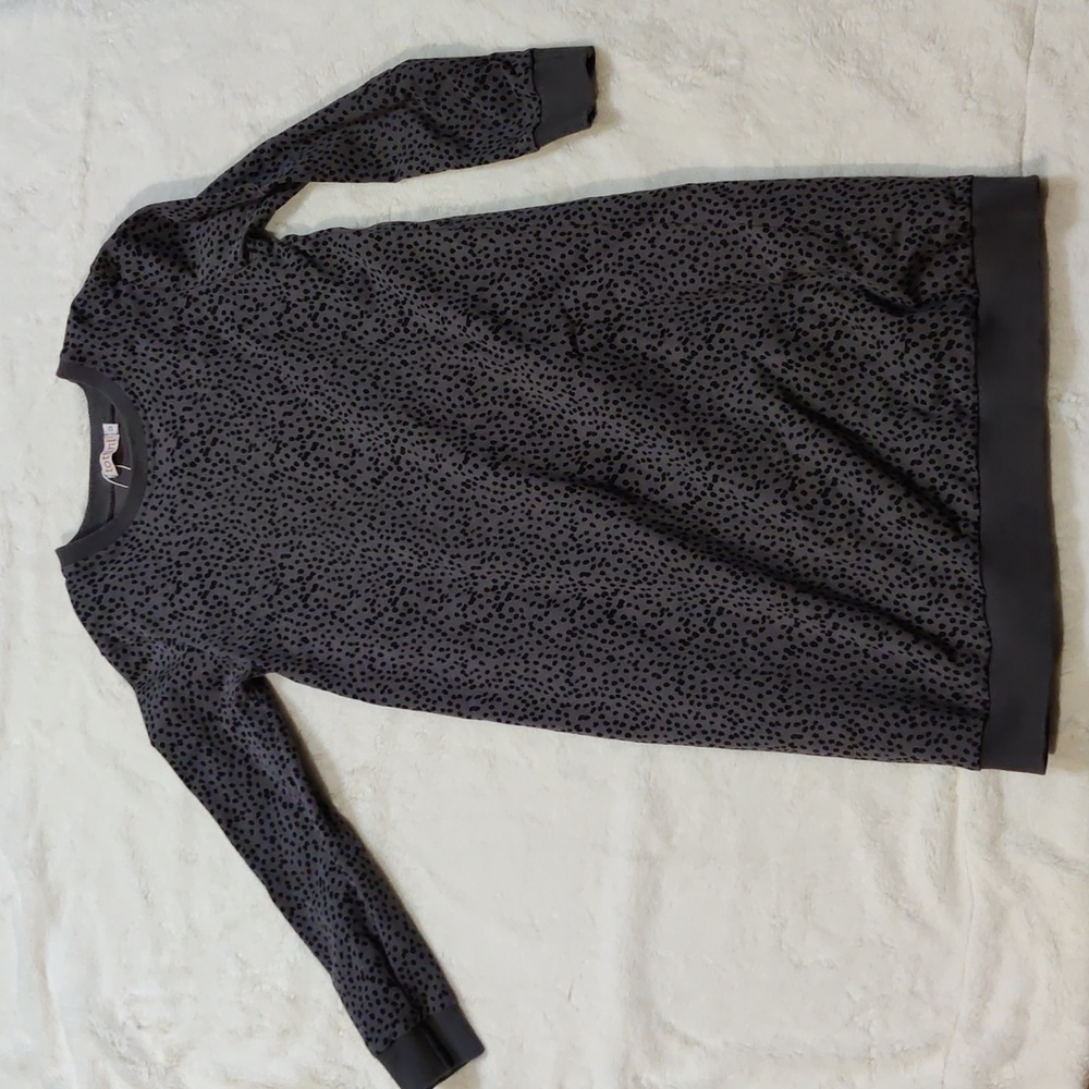 Cotton Sweater Dress Long Sleeve Size 12